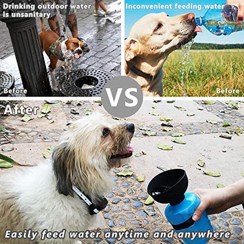 Pet outdoor foldable bottle dog travel water bottle