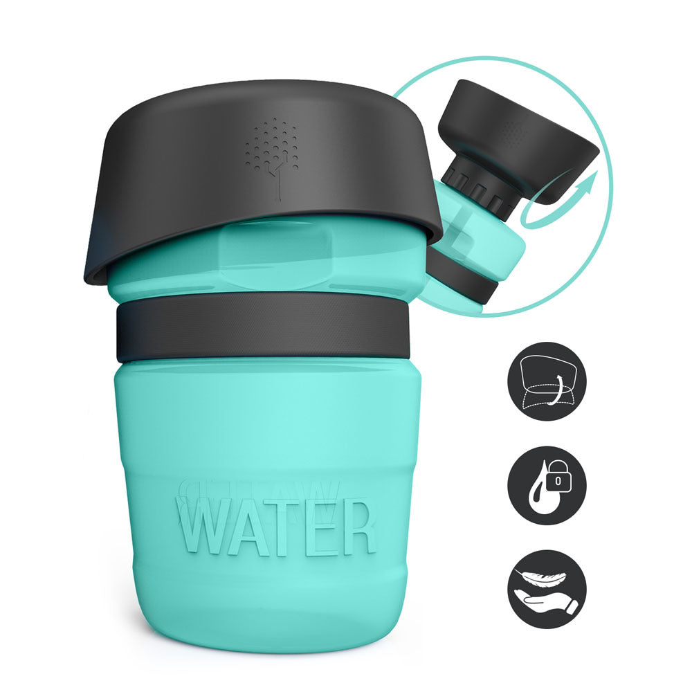 Pet outdoor foldable bottle dog travel water bottle