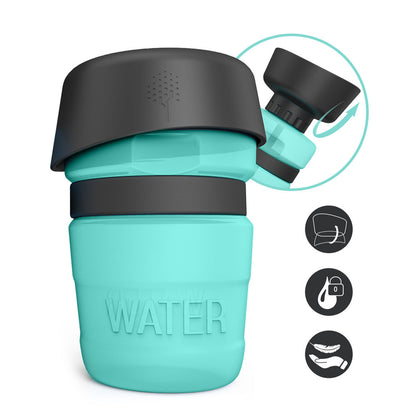 Pet outdoor foldable bottle dog travel water bottle