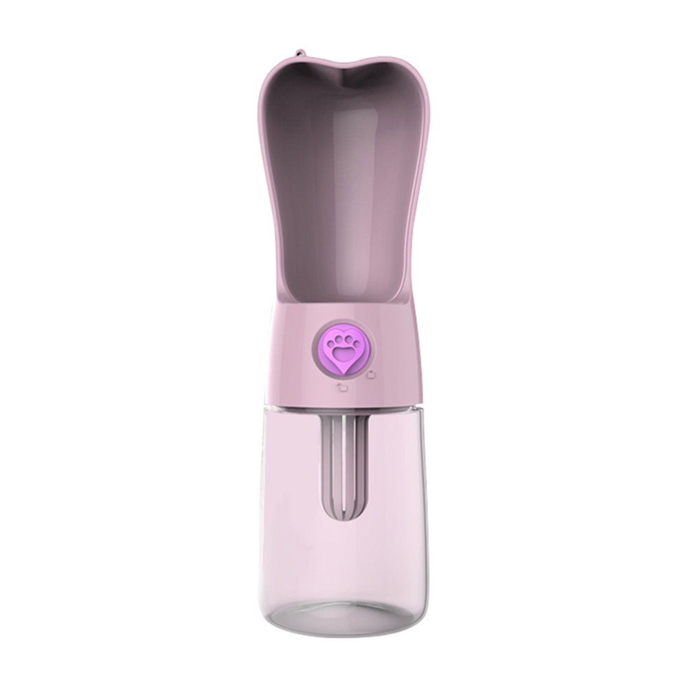 Pet dog cat water bottle portable feeder
