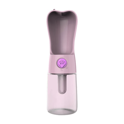 Pet dog cat water bottle portable feeder
