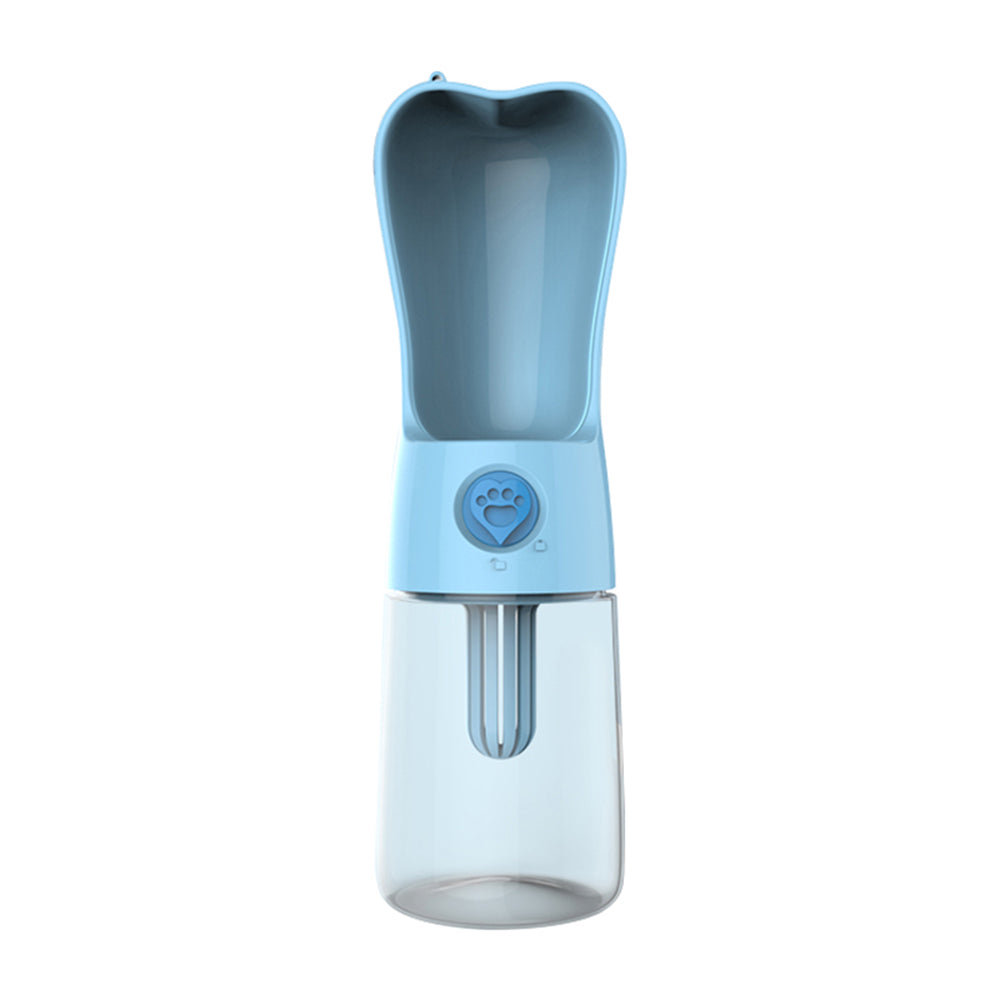 Pet dog cat water bottle portable feeder
