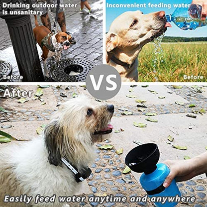 Pet outdoor foldable bottle dog travel water bottle