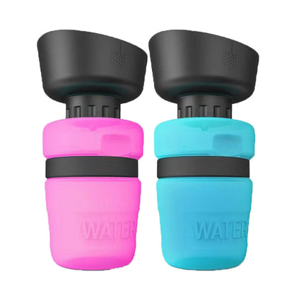 Pet outdoor foldable bottle dog travel water bottle