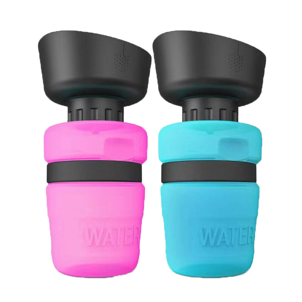 Pet outdoor foldable bottle dog travel water bottle