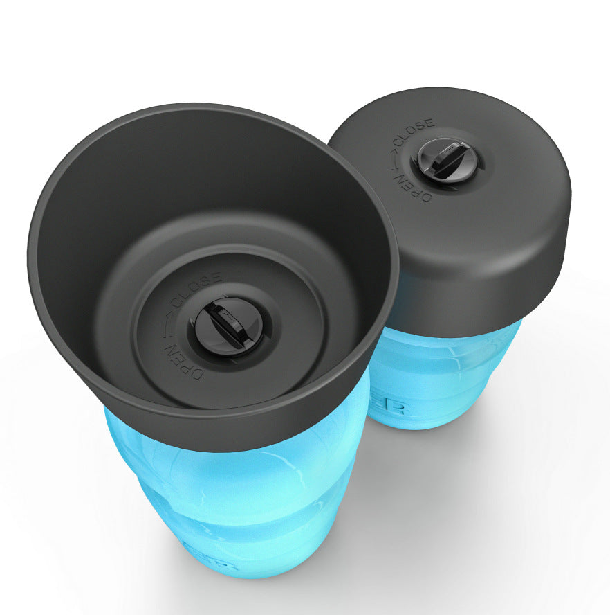 Pet outdoor foldable bottle dog travel water bottle