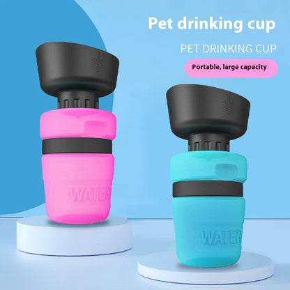 Pet outdoor foldable bottle dog travel water bottle