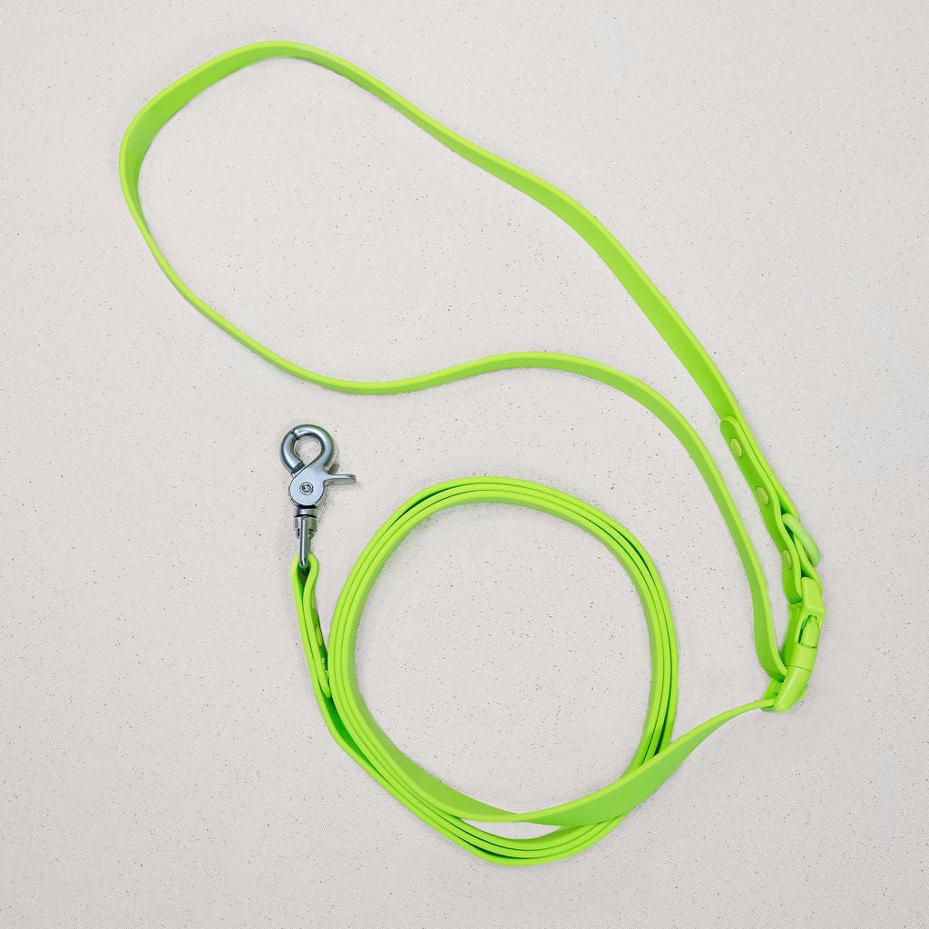 Tilley + Me PVC Handsfree Dog Leash - All Weather Waterproof Durable & Odor-Resistant