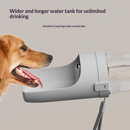 Outdoor Dog Water Bottle in Green - Leak-Proof Pet Hydration